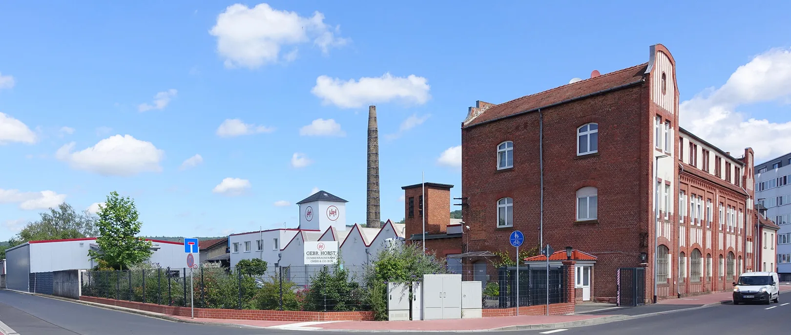 Historisches Werksgebäude der Gebr. Horst Gummiwarenfabrik in Gelnhausen